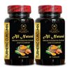Turmeric Curcumin Supplement - Antioxidant Wellness Boost - 2 Bot 120 Capsules