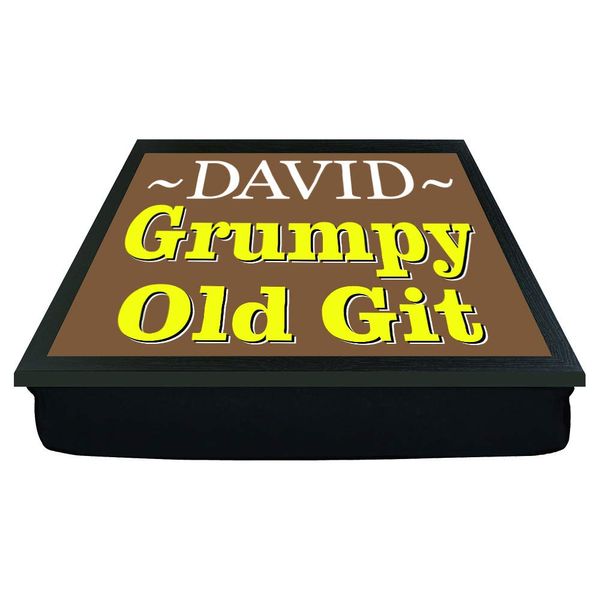 Grumpy Old Git personalised lap tray gift