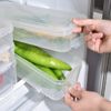 Taylor & Brown 3 Layer Plastic Refrigerator Fridge Freezer Storage Box Containers Bins Kitchen Cabinet Organizer Stackable Boxes with Lid