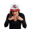 Underground Kulture Red Splash Snapback Baseball Cap