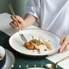 Ceramic Dinnerware Sets, 12 Piece Luxury Bone China Dishware Sets, Green Dishes