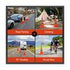 RoadHero 36 Inch [4 Pack] Collapsible Traffic Safety Cones, Multi Purpose Pop...