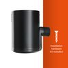 Mountson - Compatible with Sonos Era 100 - Premium Wall Mount (Black, Single Pack)