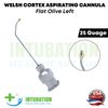 Cortex Aspirating Cannula Left Side Welsh 25G Surgical Ophthalmic Eye Instrument