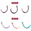 SUER JF01-S2 Braided Hair Extensions, Graduation, Kidda, Long, Colorful, Wig, Dance, Recitals, Cosplay, 3 Color Set
