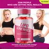 Lipo Chewies Gummies - Advanced Formula Supplement Support, 120 Gummies for 2 Months