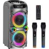 Berlingtone BR-37K, Bluetooth Speaker, Karaoke function with 2 VHF Wireless Mic