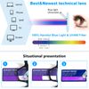 MMOWW 3 Pack Oversized Reading Glasses for Women Men, Blue Light Blocking Computer Readers with Spring Hinge Scratch Resistant +3.5