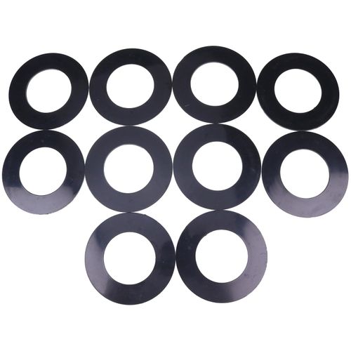 Lesurey 10PCS 50mm Bucket Pin Shim Set Compatible with Cat Bobcat Deere Komatsu Excavator Skid Steer Bucket Pin Shims Kit