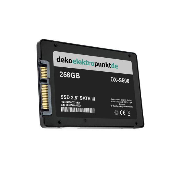 Compatible with DELL Latitude 6040m E5510 D631 E6410 | 256GB SSD 2,5 Inch SATA3 Solid State Drive for
