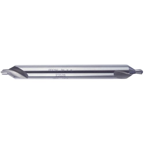 Morse Cutting Tools 25010 Combination Drill Countersink, High-Speed Steel, Bright Finish, 3" Long Plain Type, 1 Size