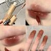Gege bear Color Glossy Moisturizing Replenishment Lip Gloss Tint Lip Mirror Lip Gloss Non-falling Color Cute Lipstick (06 # Chocolate) 3g