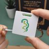 'Two Friendly Snakes' Keyring Tape Measure/Spirit Level Tool (KM00041309)