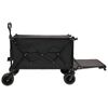 Extra Long Extender Wagon Cart,Collapsible Folding Heavy Duty Beach Wagon Cart