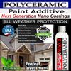 LATEX HOUSE PAINT ADDITIVE PROVIDES LONG TERM POLYCERAMIC PROTECTION "DURABILITY
