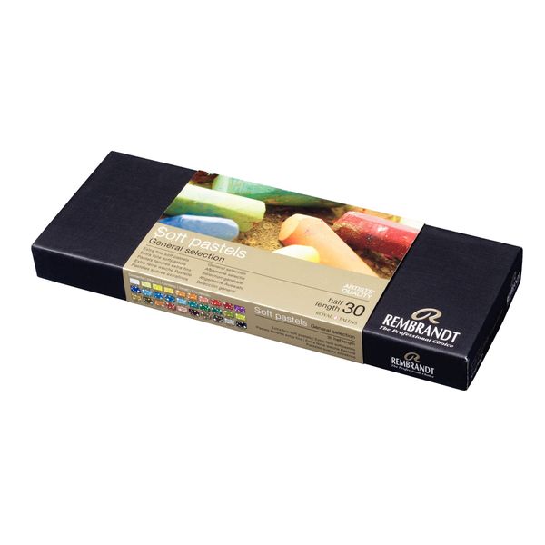 ta-rensu Rembrandt soft pastel Half Stick Set of 30 [並行輸入品]