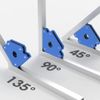 (1 Magnet) 75-lbs Welding Magnetic Holder - 45 90 135 Angles