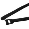 Micro Trader 50 x Black Adjustable Strap Reusable Ties Tidy Wrap Hook & Loop