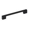Decoranddecor Dimora D-Shape Cupboard Handles | Rectangular Kitchen Handles for Cupboards | Cabinet Pulls - 224mm, Matt Black