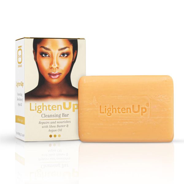 OMIC Lighten-Up LightenUp Anti-Aging Cleansing Bar Soap 200g - Anti-oxidant Properties, with Shea Butter and Argan Oil