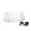 Puig 20763W MULTI-ADJUSTABLE VISOR2.0 CLIP-ON [CLEAR] Multi-Level Adjustment Visor Universal Pooch Screen Cowl