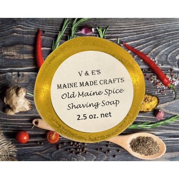 Glycerin Shaving Soap - Old Maine Spice