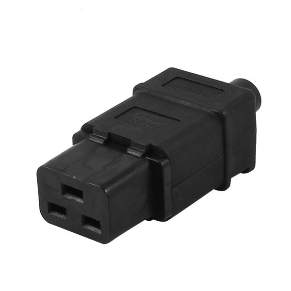Sourcingmap AC 250V 16A IEC320 Series C19 Socket Cord Cable Connector