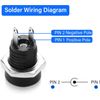 Male Barrel Jack Plug Female Socket Panel Mount DC 12V Power Connectors 20x