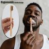 paeyaer 10 Count Bamboo Toothbrushes (Toothbrush Soft+Toothbrush Medium) Charcoal Toothbrushes - Natural Wood Toothbrushes Bulk, Reusable Travel Toothbrushes