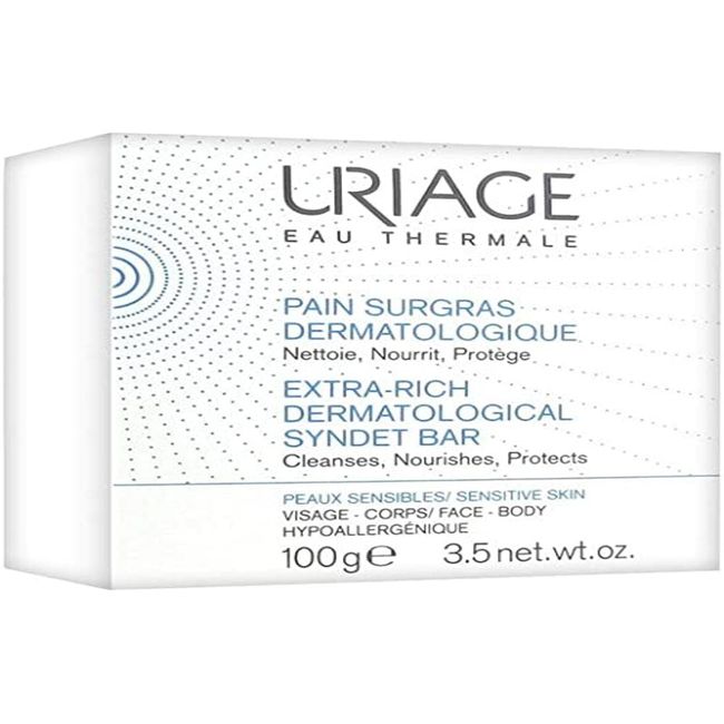 Uriage Extra-Rich Dermatological Syndet Bar 100g