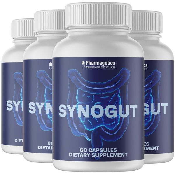 Synogut Advanced Dietary Supplement Gut Health Maximum Strength 4 Pack