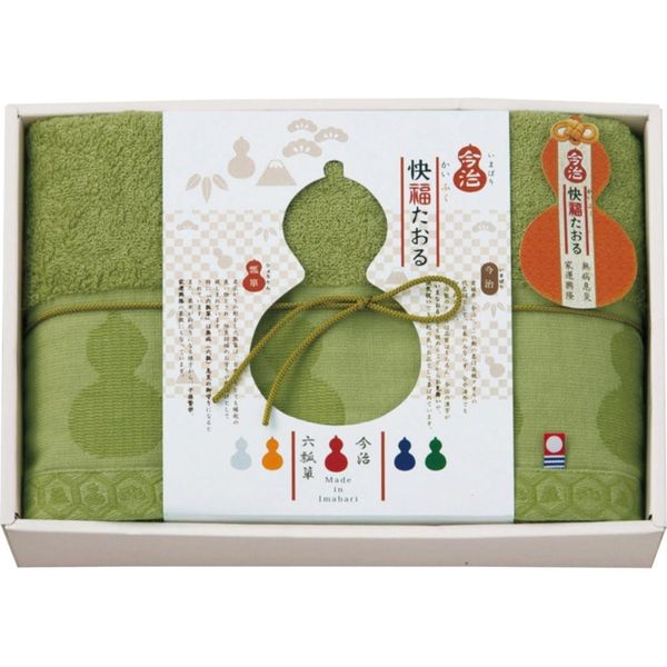 Imabari Towel KF3025 Kaifuku Taoru Bath Towel, Approx. 43.3 x 23.6 inches (110 x 60 cm), 100% Cotton, Baby Shower, Family Celebration, Pleasure Celebration, Towel Gift, Made in Japan