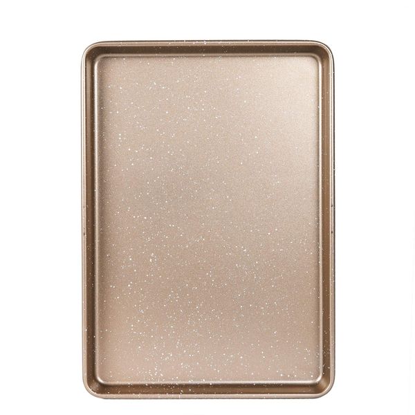 COOK WITH COLOR Bakeware Non Stick Baking Sheet, Champagne, 10x15 Cookie Sheet