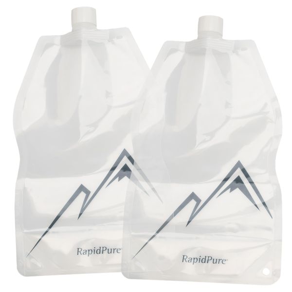 RAPIDPURE Adventure Medical 1.5L Collapsible Bottle - 2 Pack