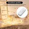 4 Pcs Torpedo Inline Switch, 250V 6A, Small, Bipolar, for 2 or 3 Core Cable, White
