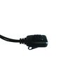 G shape 2 pin soft Ear Hook Earpiece for Mitex Radio PTT Microphone