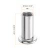 sourcing map M8x20mm Hex Socket Head Insert Nut Screw Post Sleeve Nut Furniture 20pcs