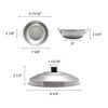 Thunder Group Chafer Body Plastic Knob Handle Wok, 9-1/2-Inch
