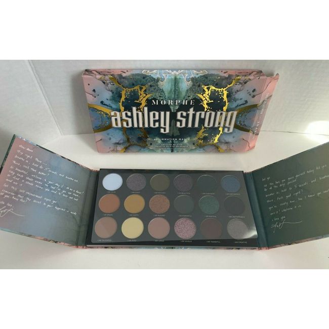 NEW❤ Morphe X Ashley Strong Affirmation Magic Eyeshadow Artistry Palette 18g/0.6