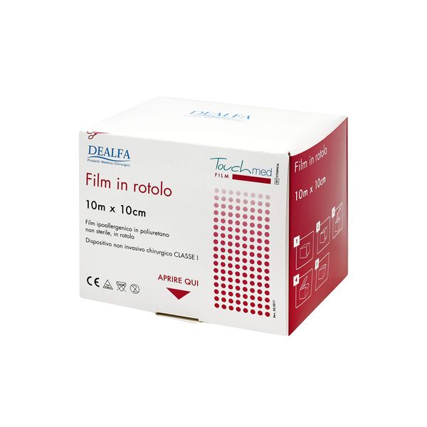 TOUCHMED TATTOO Protection - Polyurethane Film in Roll - Waterproof and Breathable Protective Film - 10 x 10 m cm - Pack of 1