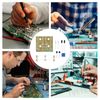 TVETE Soldering Practice Kit Flashing Lamp Electronic Circuit Board Tool DIY Electronic Project