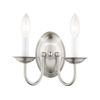 Livex Lighting 4152-04 Home Basics 2 Light Black Wall Sconce