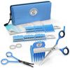 SCAREDY CUT Silent Pet Grooming Kit + Tiny Trim for gentle PETS, BLUE COMBO