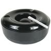 Melamine Windproof Ashtray Black (Pack of 6)