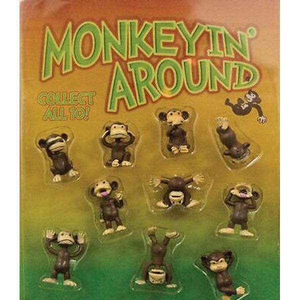 250 1" 1.1 inch acorn Vending Machine Monkey Monkeys Capsules gumball Toys