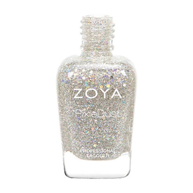 ZOYA Nail Color ZP717 Cosmo 15ml Nail Sparkle Nail Color Nail Lacquer Manicure Self Nail Zoya Nail Sparkling Gold Silver Lamé Silver Crystal New