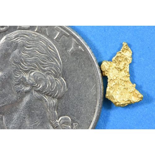 Alaskan-Yukon BC Gold Rush Natural Gold Nugget 0.28 Grams Genuine