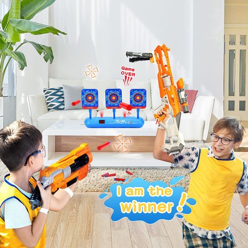Toys for 3-12 Year Old Boy, Digital Target for Nerf Guns Gifts for 3-10 Year Olds Girls ​Boys Toys Age 3-12 Year Old Boy Presents Outdoor Games for Kids Garden Toys Christmas Xmas Gifts for Kids
