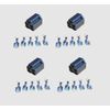 (4 Pk) Fits John Deere M90206 Ignition Key Switch Connector - INCLUDES TERMINALS