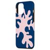 iPhone 14 Plus Danish Pastel Abstract Algae Modern Geometric Blue Case